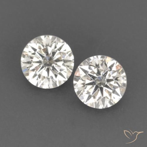 0.14ctw Natürlicher J Diamant, Runden, VVS-VS
