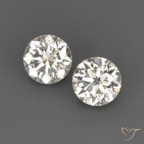 0.20ctw Natürlicher I Diamant, Runden, VVS-VS