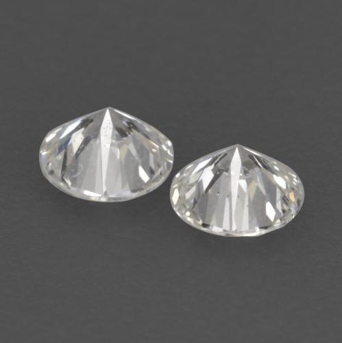 0,13 ct natürliche weißer Diamant-Edelsteine, Rundschliff, VVS-VS