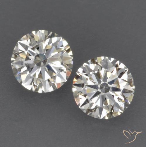 0.15ctw Natürlicher J Diamant, Runden, VVS-VS