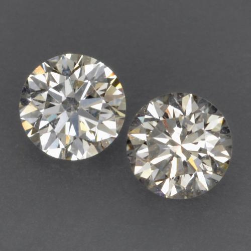 0,15 ct natürliche weißer Diamant-Edelsteine, Rundschliff, VVS-VS