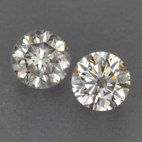 0,15 ct natürliche weißer Diamant-Edelsteine, Rundschliff, VVS-VS