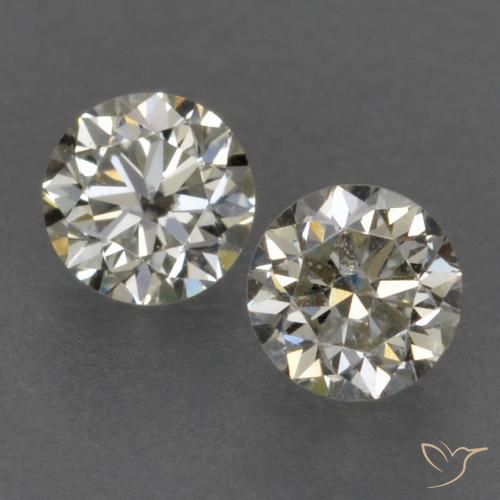 0.17ctw Natürlicher K Diamant, Runden, VVS-VS