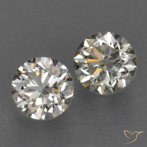0.17 ct natürliche K Diamant-Edelsteine, Runden, VVS-VS