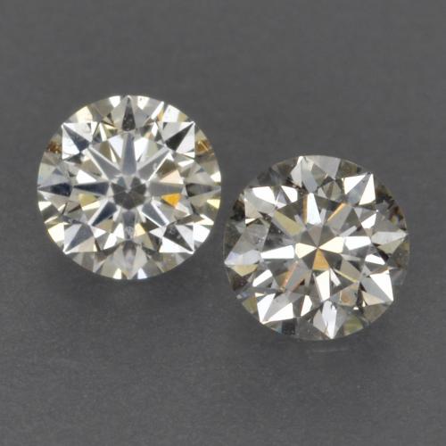 0.17 ct natürliche Warmweiß Diamant-Edelsteine, Rund Schliff, VVS-VS
