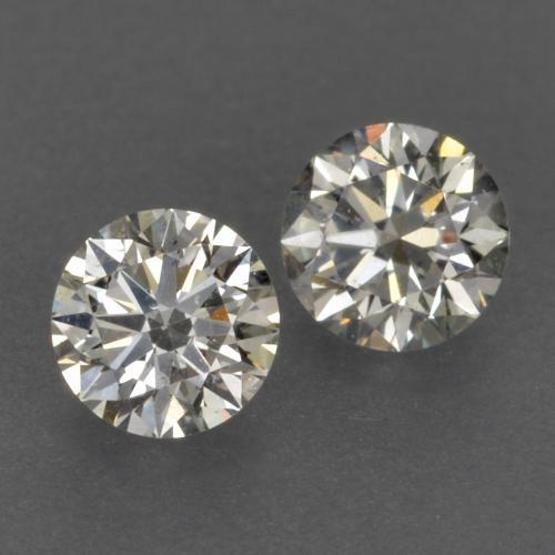0.17 ct natürliche Warmweiß Diamant-Edelsteine, Rund Schliff, VVS-VS