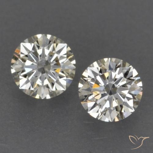 0.16ctw Natürlicher J Diamant, Runden, VVS-VS
