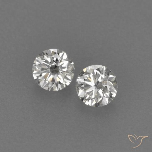 0.17 ct natürliche H Diamant-Edelsteine, Runden, VVS-VS