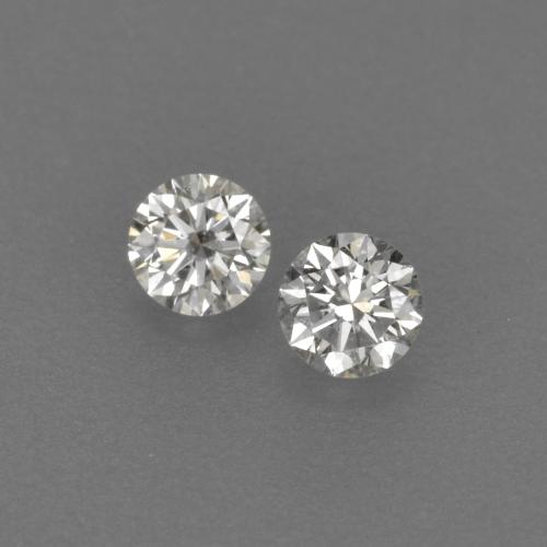0,14 ct natürliche weißer Diamant-Edelsteine, Rundschliff, VVS-VS