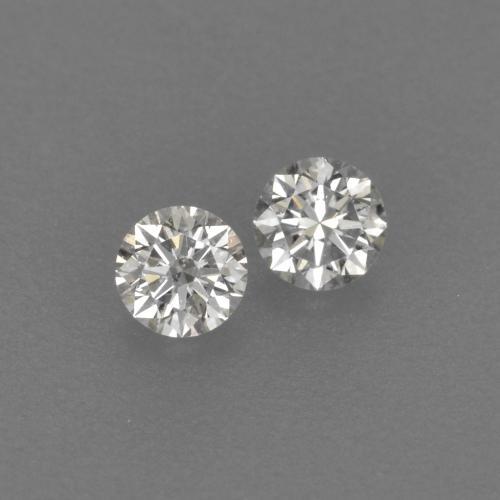 0,14 ct natürliche weißer Diamant-Edelsteine, Rundschliff, VVS-VS