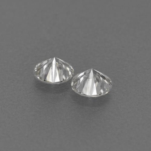0,14 ct natürliche weißer Diamant-Edelsteine, Rundschliff, VVS-VS