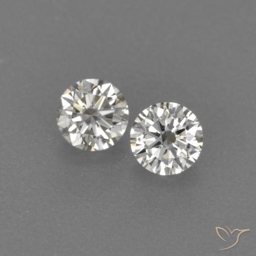 0.16 ct natürliche H Diamant-Edelsteine, Runden, VVS-VS