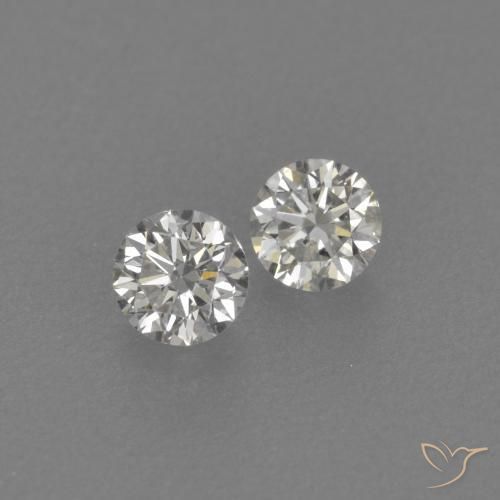 0.16 ct natürliche H Diamant-Edelsteine, Runden, VVS-VS