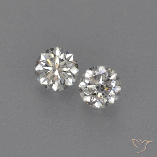 0.15ctw Natürlicher J Diamant, Runden, VVS-VS