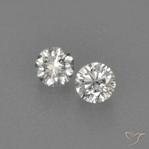 0.15ctw Natürlicher H Diamant, Runden, VVS-VS