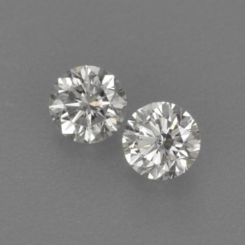 0,24 ct natürliche weißer Diamant-Edelsteine, Rundschliff, VVS-VS