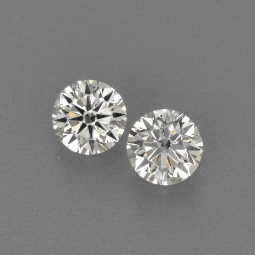 0.18 ct natürliche Warmweiß Diamant-Edelsteine, Rund Schliff, VVS-VS