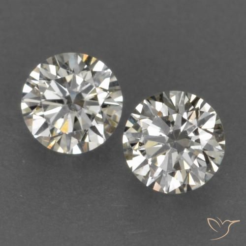 0.14ctw Natürlicher J Diamant, Runden, VVS-VS