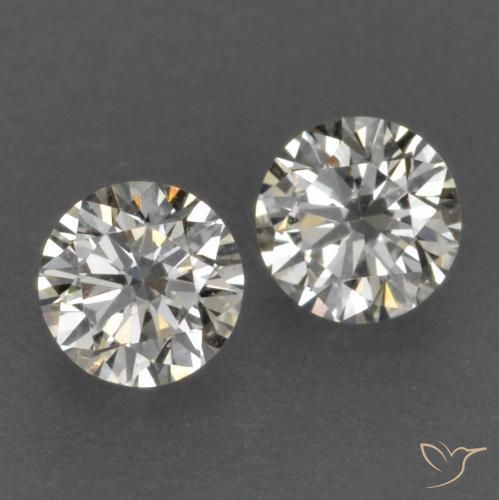 0.14 ct natürliche J Diamant-Edelsteine, Runden, VVS-VS