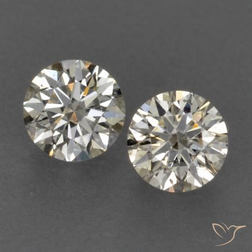 0.21ctw Natürlicher J Diamant, Runden, VVS-VS