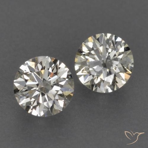 0.21 ct natürliche J Diamant-Edelsteine, Runden, VVS-VS