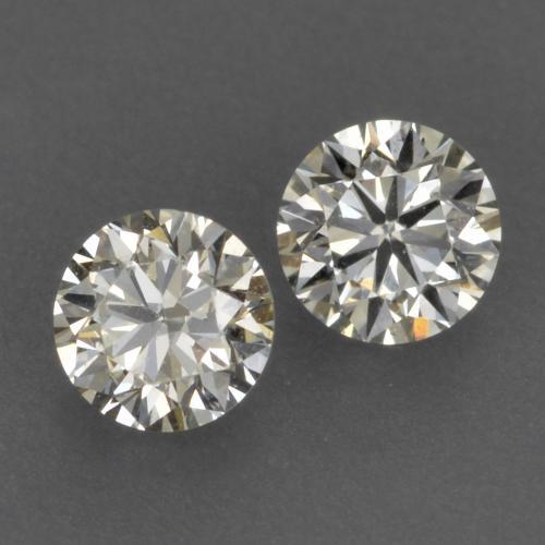 0.24 ct natürliche Warmweiß Diamant-Edelsteine, Rund Schliff, VVS-VS