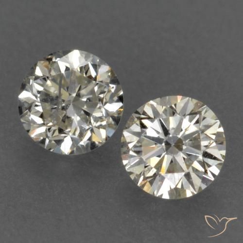 0.18ctw Natürlicher K Diamant, Runden, VVS-VS