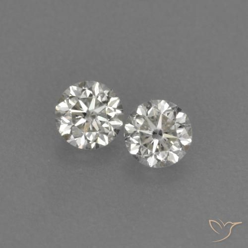 0.19ctw Natürlicher H Diamant, Runden, VVS-VS