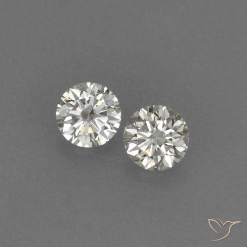 0,15 ct natürliche I Diamant-Edelsteine, Rund Schliff, VVS-VS