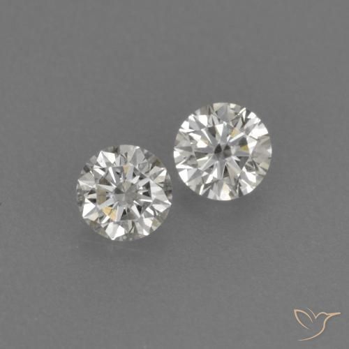 0.15 ct natürliche I Diamant-Edelsteine, Runden, VVS-VS