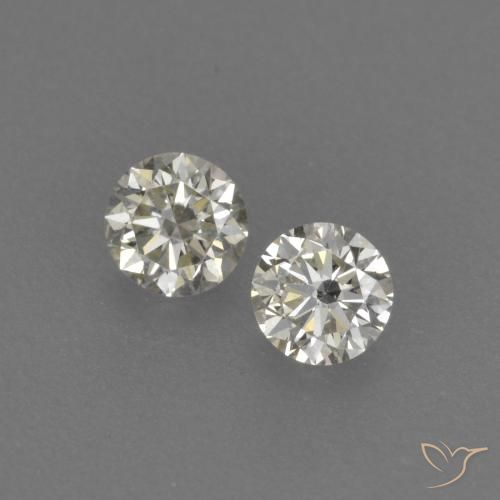 0.18 ct natürliche L Diamant-Edelsteine, Runden, VVS-VS