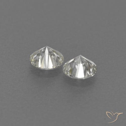 0.14 ct natürliche H Diamant-Edelsteine, Runden, VVS-VS