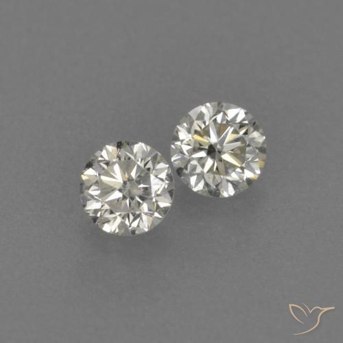 0.17 ct natürliche J Diamant-Edelsteine, Runden, VVS-VS