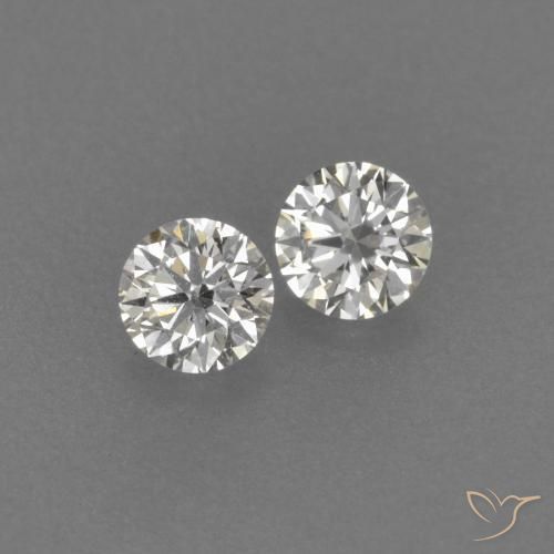 0.17 ct natürliche H Diamant-Edelsteine, Runden, VVS-VS