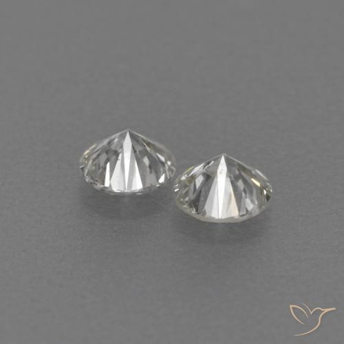 0.17 ct natürliche H Diamant-Edelsteine, Runden, VVS-VS