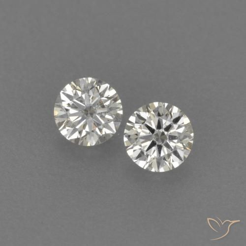 0.16ctw Natürlicher I Diamant, Runden, VVS-VS