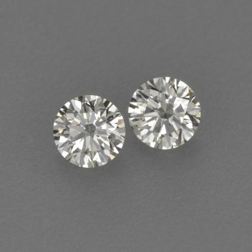 0.17 ct natürliche Warmweiß Diamant-Edelsteine, Rund Schliff, VVS-VS