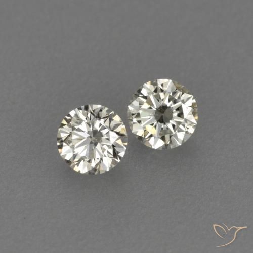 0.15 ct natürliche L Diamant-Edelsteine, Runden, VVS-VS