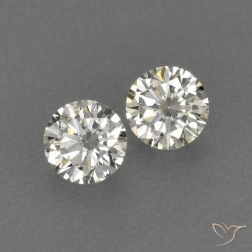 0.17ctw Natürlicher J Diamant, Runden, VVS-VS