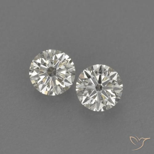 0.21ctw Natürlicher H Diamant, Runden, VVS-VS