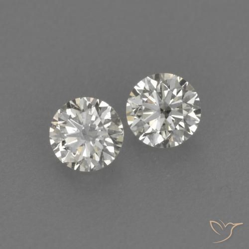 0.21 ct natürliche H Diamant-Edelsteine, Runden, VVS-VS