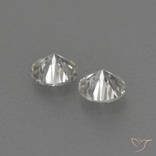 0.21 ct natürliche H Diamant-Edelsteine, Runden, VVS-VS