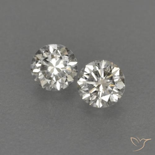 0.21ctw Natürlicher I Diamant, Runden, VVS-VS