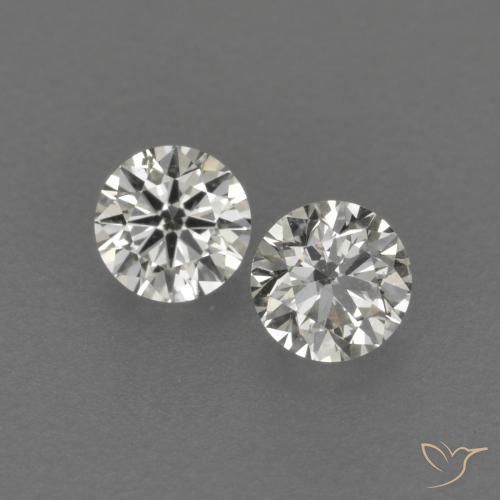 0.23 ct natürliche H Diamant-Edelsteine, Runden, VVS-VS