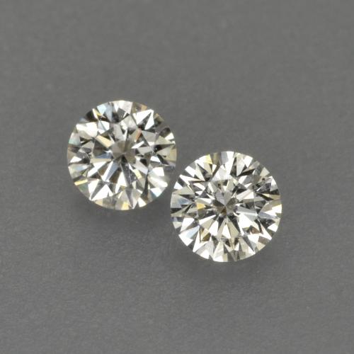 0.13 ct natürliche J Diamant-Edelsteine, Rund Schliff, VVS-VS