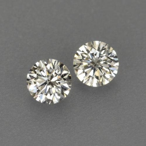 0.13 ct natürliche J Diamant-Edelsteine, Rund Schliff, VVS-VS