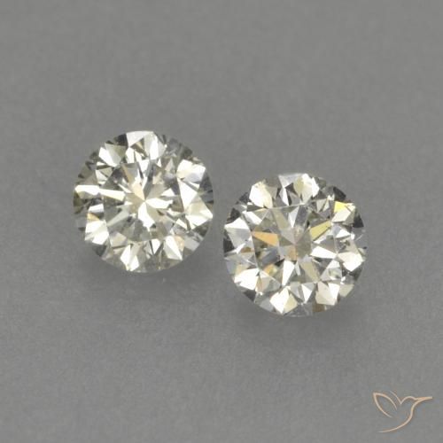 0.17ctw Natürlicher L Diamant, Runden, VVS-VS