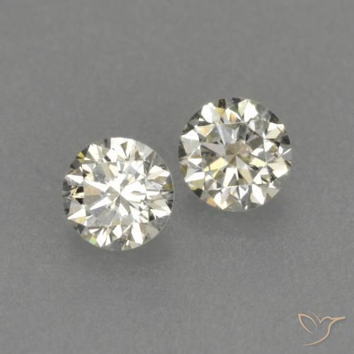 0.17 ct natürliche L Diamant-Edelsteine, Runden, VVS-VS