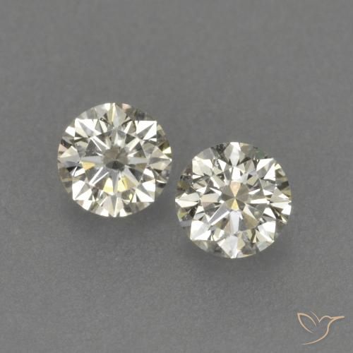0.18 ct natürliche L Diamant-Edelsteine, Runden, VVS-VS