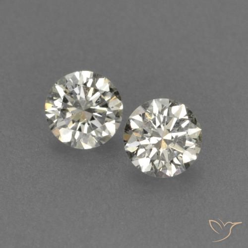 0.14ctw Natürlicher J Diamant, Runden, VVS-VS